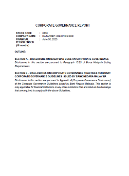 Corporate Governance Report 2025